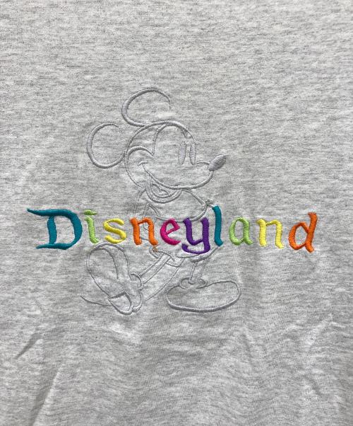 DISNEY（ディズニー）Disney (ディズニー) 90s ロゴ刺繍tシャツ グレー サイズ:MEDIUMの古着・服飾アイテム
