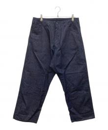 O project（オープロジェクト）の古着「DENIM TROUSERS Washi Denim」｜インディゴ