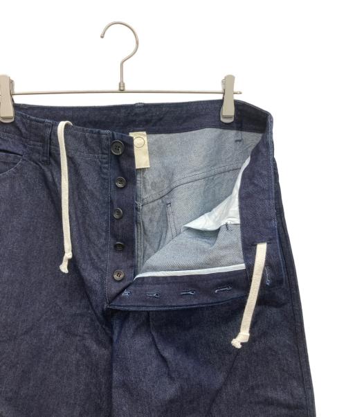 O project（オープロジェクト）O project (オープロジェクト) DENIM TROUSERS Washi Denim インディゴ サイズ:Mの古着・服飾アイテム