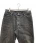 中古・古着 LEVI'S (リーバイス) 90s 後染ブラックデニムパンツ ブラック サイズ:W36 L32：5000円