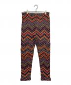missoniミッソーニ）の古着「ニットパンツ」｜オレンジ