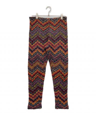 中古・古着通販】MISSONI (ミッソーニ) ニットパンツ オレンジ サイズ