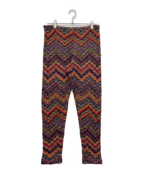 missoni（ミッソーニ）MISSONI (ミッソーニ) ニットパンツ オレンジ サイズ:32の古着・服飾アイテム