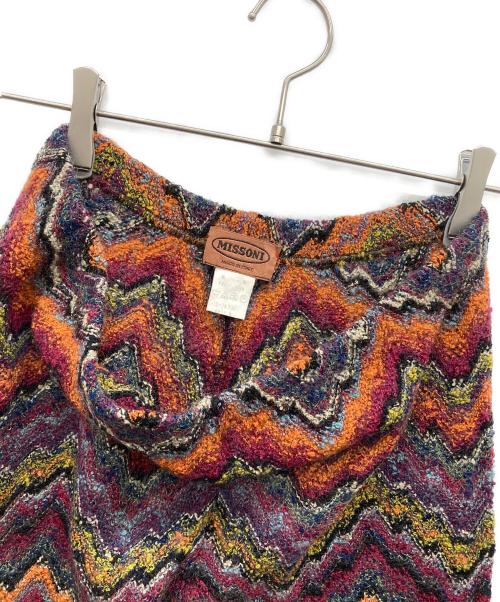 missoni（ミッソーニ）MISSONI (ミッソーニ) ニットパンツ オレンジ サイズ:32の古着・服飾アイテム
