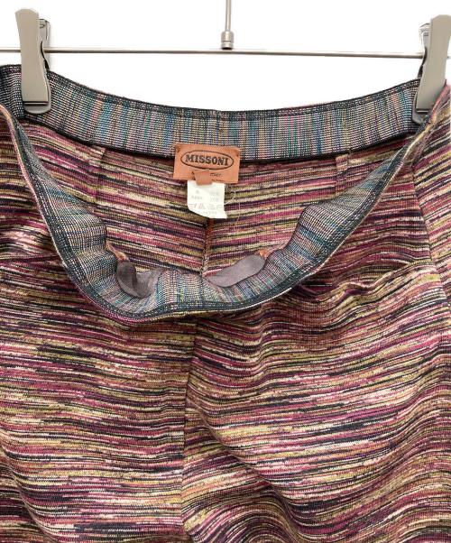 missoni（ミッソーニ）MISSONI (ミッソーニ) イージーパンツ ピンク サイズ:44の古着・服飾アイテム
