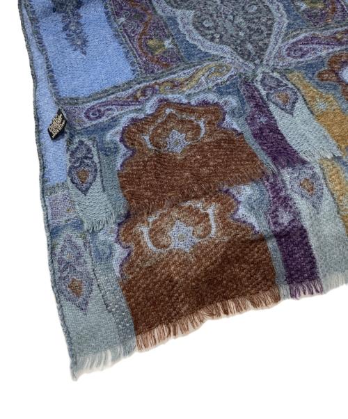 ETRO（エトロ）ETRO (エトロ) マフラー ブルーの古着・服飾アイテム