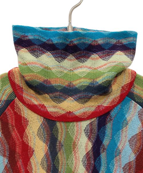 missoni（ミッソーニ）MISSONI (ミッソーニ) ハイネックニットワンピース マルチカラー サイズ:不明の古着・服飾アイテム