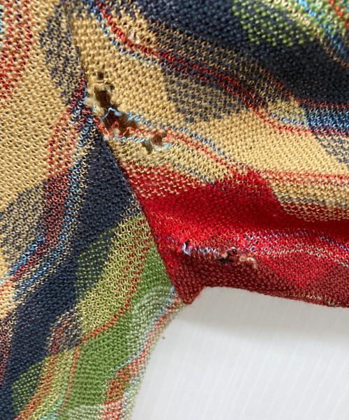 missoni（ミッソーニ）MISSONI (ミッソーニ) ハイネックニットワンピース マルチカラー サイズ:不明の古着・服飾アイテム