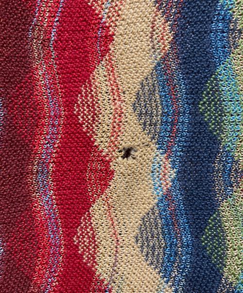 missoni（ミッソーニ）MISSONI (ミッソーニ) ハイネックニットワンピース マルチカラー サイズ:不明の古着・服飾アイテム