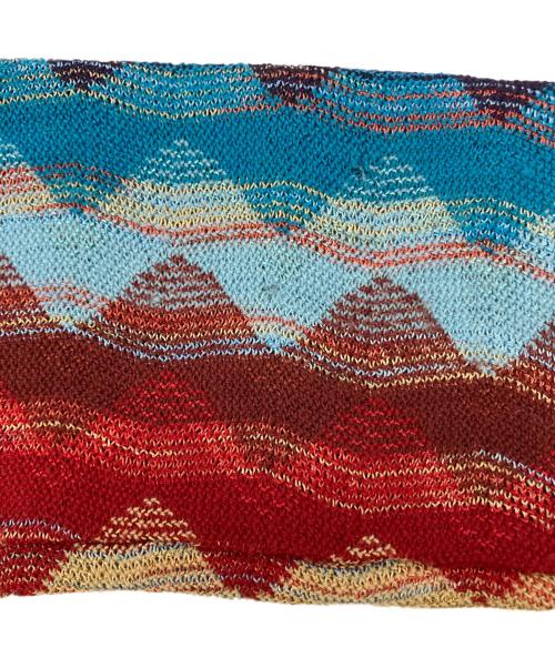missoni（ミッソーニ）MISSONI (ミッソーニ) ハイネックニットワンピース マルチカラー サイズ:不明の古着・服飾アイテム