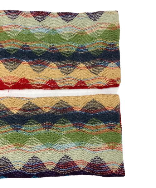 missoni（ミッソーニ）MISSONI (ミッソーニ) ハイネックニットワンピース マルチカラー サイズ:不明の古着・服飾アイテム