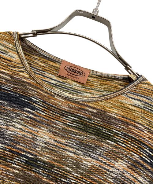 missoni（ミッソーニ）MISSONI (ミッソーニ) ニットワンピース イエロー サイズ:72の古着・服飾アイテム