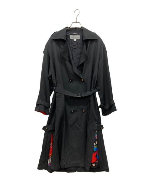 LOUIS FERAUD（ルイフェロ）LOUIS FERAUD (ルイフェロ) ダブルトレンチコート ブラック サイズ:7の古着・服飾アイテム