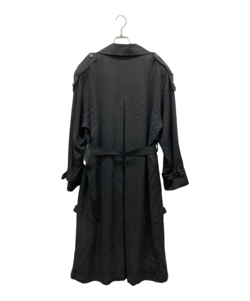 LOUIS FERAUD（ルイフェロ）LOUIS FERAUD (ルイフェロ) ダブルトレンチコート ブラック サイズ:7の古着・服飾アイテム