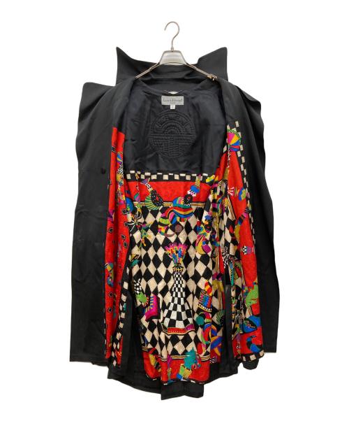 LOUIS FERAUD（ルイフェロ）LOUIS FERAUD (ルイフェロ) ダブルトレンチコート ブラック サイズ:7の古着・服飾アイテム