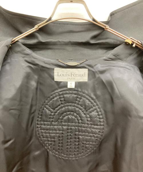 LOUIS FERAUD（ルイフェロ）LOUIS FERAUD (ルイフェロ) ダブルトレンチコート ブラック サイズ:7の古着・服飾アイテム
