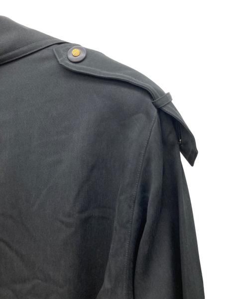 LOUIS FERAUD（ルイフェロ）LOUIS FERAUD (ルイフェロ) ダブルトレンチコート ブラック サイズ:7の古着・服飾アイテム