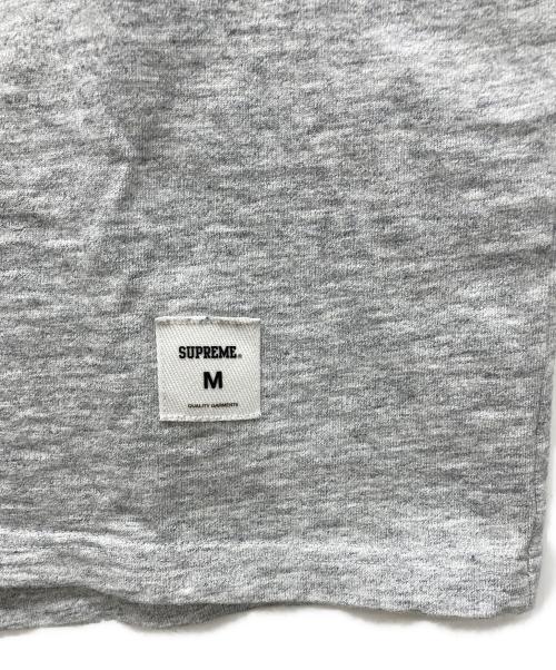 SUPREME（シュプリーム）Supreme (シュプリーム) College Logo S/S TOP グレー サイズ:Mの古着・服飾アイテム