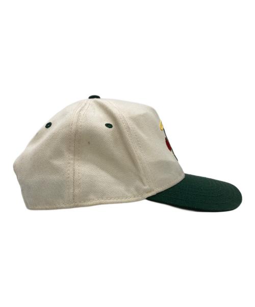 pheit（フェイト）pheit (フェイト) キャップ アイボリー×カーキ サイズ:One sizeの古着・服飾アイテム