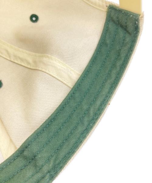 pheit（フェイト）pheit (フェイト) キャップ アイボリー×カーキ サイズ:One sizeの古着・服飾アイテム