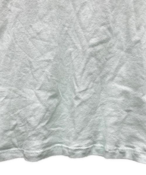 meer.（メーア）MEER. (メーア) ネックスリットシアートップス スカイブルー サイズ:Fの古着・服飾アイテム