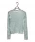MEER. (メーア) ネックスリットシアートップス スカイブルー サイズ:F：8000円