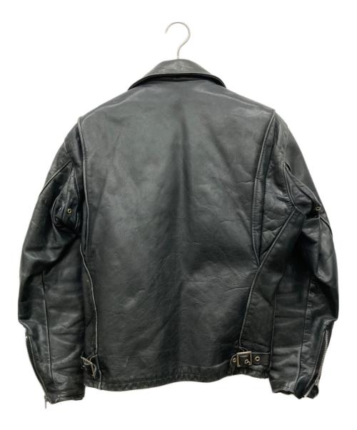 Schott（ショット）Schott (ショット) シングルライダースジャケット ブラック サイズ:36の古着・服飾アイテム