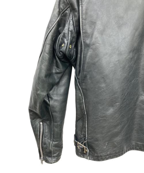 Schott（ショット）Schott (ショット) シングルライダースジャケット ブラック サイズ:36の古着・服飾アイテム