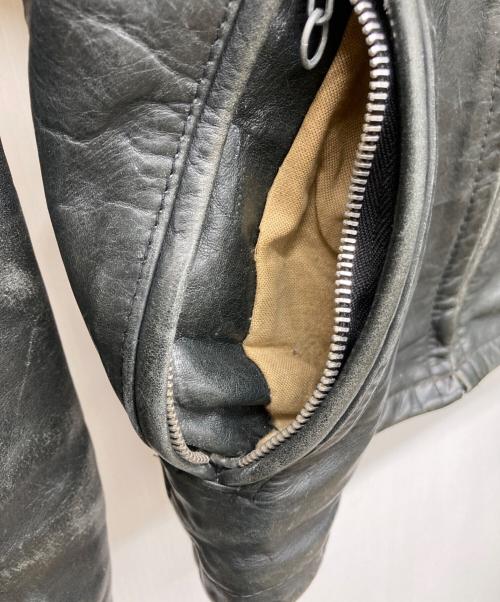 Schott（ショット）Schott (ショット) シングルライダースジャケット ブラック サイズ:36の古着・服飾アイテム