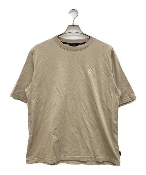 MIZUNO（ミズノ）MIZUNO (ミズノ) IL BISONTE (イル ビゾンテ) ハイゲージクイックドライクルーネックプルオーバー ベージュ サイズ:Lの古着・服飾アイテム