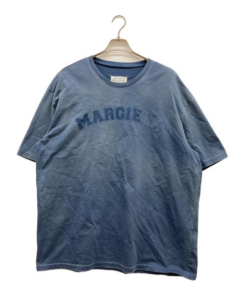 Maison Margiela（メゾンマルジェラ）Maison Margiela (メゾンマルジェラ) オーバーサイズ オーバーダイ ロゴTシャツ ネイビー サイズ:M 175/92Aの古着・服飾アイテム