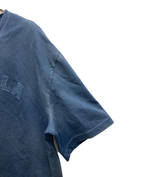 Maison Margiela（メゾンマルジェラ）Maison Margiela (メゾンマルジェラ) オーバーサイズ オーバーダイ ロゴTシャツ ネイビー サイズ:M 175/92Aの古着・服飾アイテム