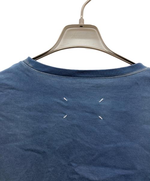 Maison Margiela（メゾンマルジェラ）Maison Margiela (メゾンマルジェラ) オーバーサイズ オーバーダイ ロゴTシャツ ネイビー サイズ:M 175/92Aの古着・服飾アイテム
