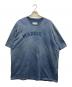 Maison Margiela（メゾンマルジェラ）の古着「オーバーサイズ オーバーダイ ロゴTシャツ」｜ネイビー