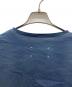 中古・古着 Maison Margiela (メゾンマルジェラ) オーバーサイズ オーバーダイ ロゴTシャツ ネイビー サイズ:M 175/92A：30000円