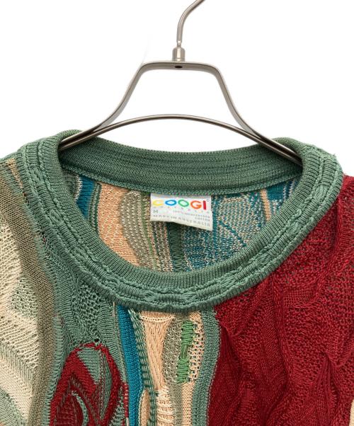 Coogi（クージー）Coogi (クージー) 3Dコットンニット マルチカラー サイズ:Mの古着・服飾アイテム