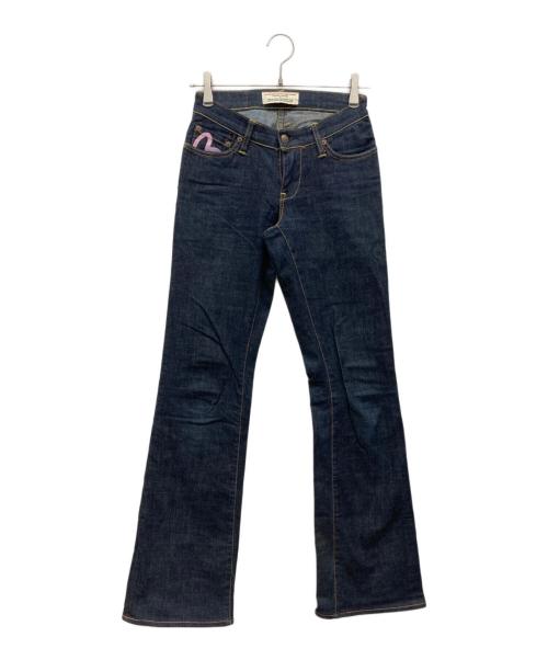 EVISU DONNA（エヴィスドンナ）EVISU DONNA (エヴィスドンナ) 大黒カモメデニムパンツ インディゴ サイズ:26の古着・服飾アイテム
