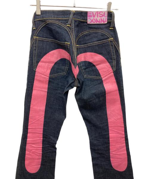 EVISU DONNA（エヴィスドンナ）EVISU DONNA (エヴィスドンナ) 大黒カモメデニムパンツ インディゴ サイズ:26の古着・服飾アイテム