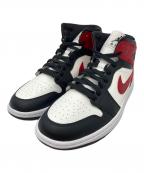 NIKEナイキ）の古着「Air Jordan 1 Mid」｜セイル/オフノワール/ホワイト/ジムレッ