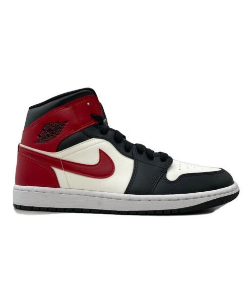 NIKE（ナイキ）NIKE (ナイキ) Air Jordan 1 Mid セイル/オフノワール/ホワイト/ジムレッ サイズ:US10の古着・服飾アイテム