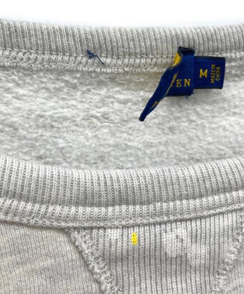 POLO RALPH LAUREN（ポロ・ラルフローレン）POLO RALPH LAUREN (ポロ・ラルフローレン) ペンキ加工Vネックスウェット グレー サイズ:Mの古着・服飾アイテム