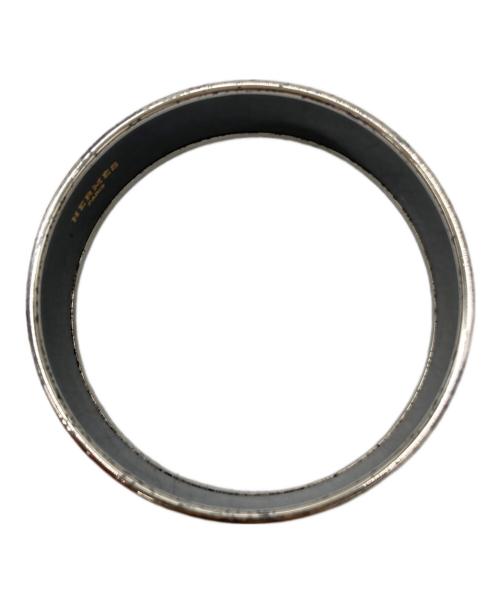 HERMES（エルメス）HERMES (エルメス) Enamel Printed Wide Horse Riding Motif Bracelet ブラックの古着・服飾アイテム