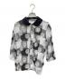 tricot COMME des GARCONS（トリココムデギャルソン）の古着「花柄コットンポリシャツ」｜ホワイト×ブラック