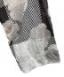 中古・古着 tricot COMME des GARCONS (トリココムデギャルソン) 花柄コットンポリシャツ ホワイト×ブラック サイズ:S：8000円