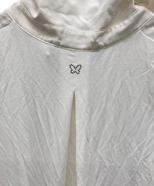 WEEKEND Max Mara（ウィークエンド マックスマーラ）Weekend Max Mara (ウィークエンド マックスマーラ) シルクノースリーブカットソー アイボリー サイズ:Mの古着・服飾アイテム