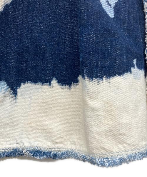 Christian Dior（クリスチャン ディオール）Christian Dior (クリスチャン ディオール) Tie Dye Denim mini skirt アイボリー サイズ:36の古着・服飾アイテム