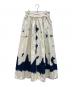 Christian Dior（クリスチャン ディオール）の古着「Tie Dye Denim mini skirt」｜アイボリー