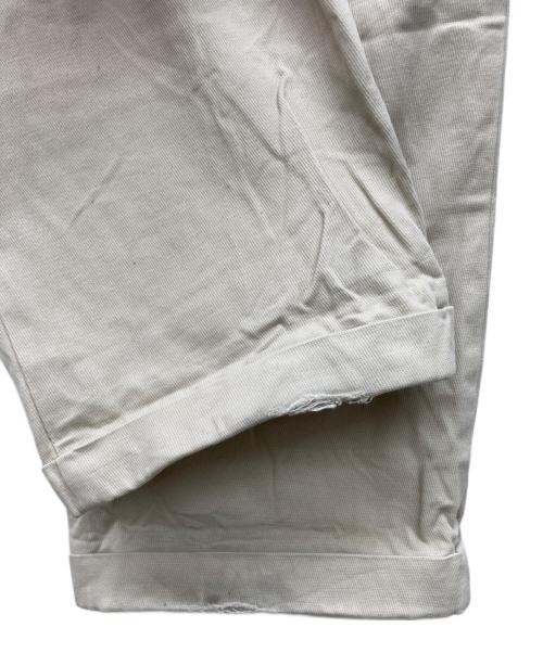 POLO RALPH LAUREN（ポロ・ラルフローレン）POLO RALPH LAUREN (ポロ・ラルフローレン) 90s 2タックコットンパンツ アイボリー サイズ:34×36の古着・服飾アイテム
