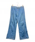 Wranglerラングラー）の古着「70s ワイドフレアデニムパンツ」｜インディゴ