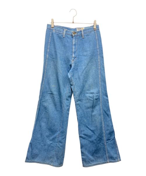 Wrangler（ラングラー）Wrangler (ラングラー) 70s ワイドフレアデニムパンツ インディゴ サイズ:WAIST32の古着・服飾アイテム